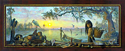 Mural Painting Florida Sunset